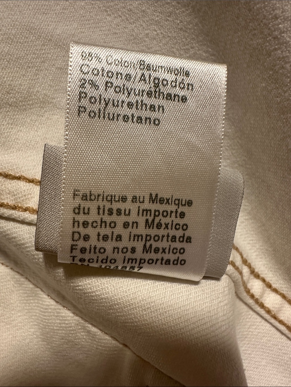Ag Adriano Goldschmied White Cropped Denim Jacket - Picture 8 of 8